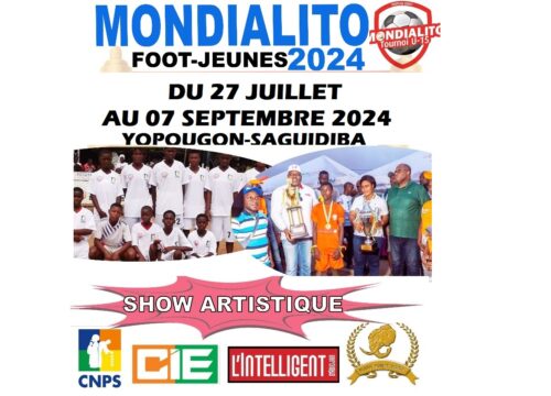 MONDIALITO 2024 – Place à la fête du foot à Yopougon du 27 Juillet au 07 Septembre 2024